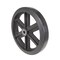 Vestil Mold on Rubber Wheel 18x3 Black WHL-MR-18X3 - alternate 3